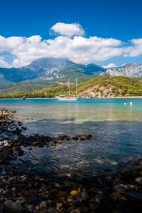 Turkey Travel Photography Bay at Phaselis near Kemer Antalya Province Mediterranean Coast Turkey Eastern Europe