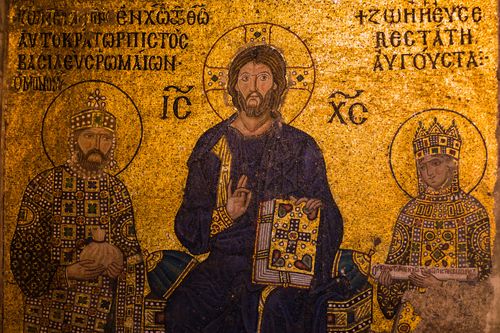 Turkey Travel Photography Byzantine mosaic Hagia Sophia Aya Sofya Istanbul Turkey Eastern Europe