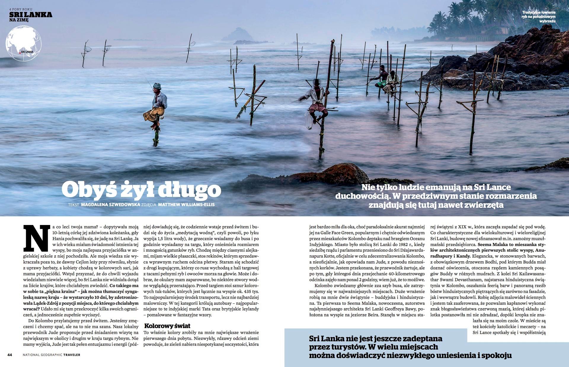 National Geographic Traveller Magazine Sri Lanka Article