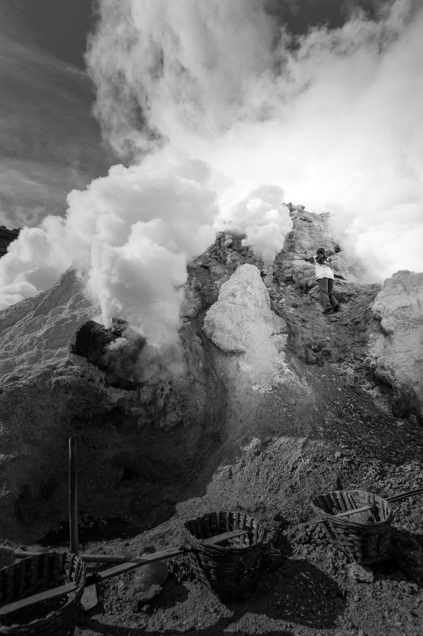 Travel Photographer of the Year Finalist Indonesia Sulphur Miner Working at Kawah Ijen Java Indonesia Asia