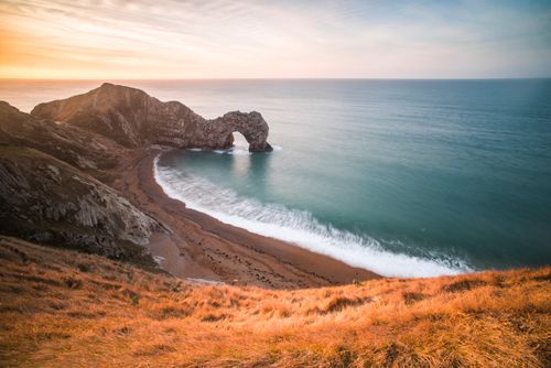Landscape Photography by Professional Freelance UK Landscape Photographer Durdle Door at sunrise Lulworth Cove Jurassic Coast Dorset England 2