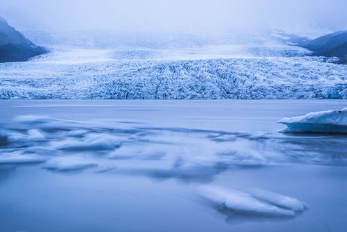 Landscape Photography by Professional Freelance UK Landscape Photographer Fjallsarlon Glacier Lake and Fjallsjokull in Vatnajokull National Park Southwest Iceland