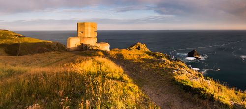 Landscape Photography by Professional Freelance UK Landscape Photographer German Observation Tower from World War Two Guernsey Channel Islands United Kingdom