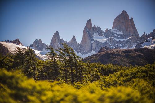 Landscape Photography by Professional Freelance UK Landscape Photographer Mount Fitz Roy aka Cerro Chalten a typical Patagonia landscape Los Glaciares National Park El Chalten Argentina South America