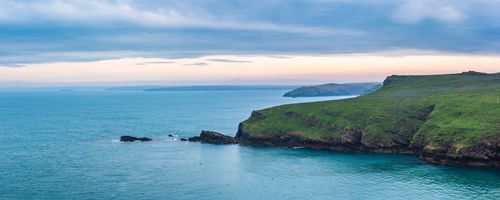 Landscape Photography by Professional Freelance UK Landscape Photographer North Haven Landscape at sunrise Skomer Island Pembrokeshire Coast National Park Wales United Kingdom