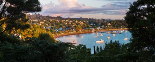 Landscape Photography by Professional Freelance UK Landscape Photographer Russell at sunset Bay of Islands Northland Region North Island New Zealand