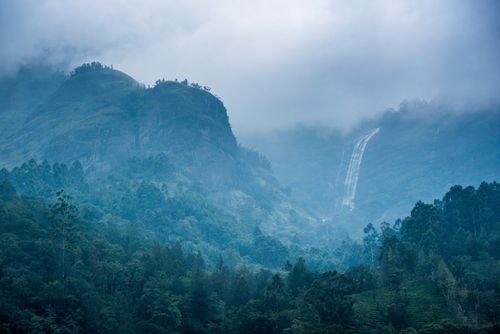 Landscape Photography by Professional Freelance UK Landscape Photographer Waterfall in the Western Ghats Mountains Munnar Kerala India