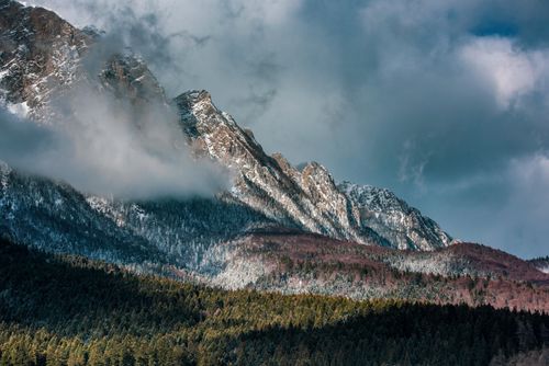 Landscape Photography by Professional Freelance UK Landscape Photographer Winter landscape of Bucegi Mountains Carpathian Mountains Sinaia Romania