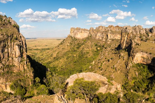 Madagascar Wildlife Photography Holiday Canyon in Isalo National Park at sunset Ihorombe Region Southwest Madagascar