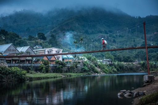 Madagascar Wildlife Photography Holiday Namorona River on a misty morning at dawn Ranomafana Haute Matsiatra Region Madagascar