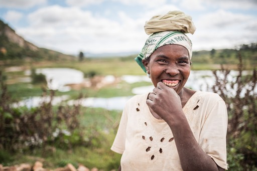 Madagascar Wildlife Photography Holiday Portrait of brick makers near Ranomafana Madagascar Central Highlands
