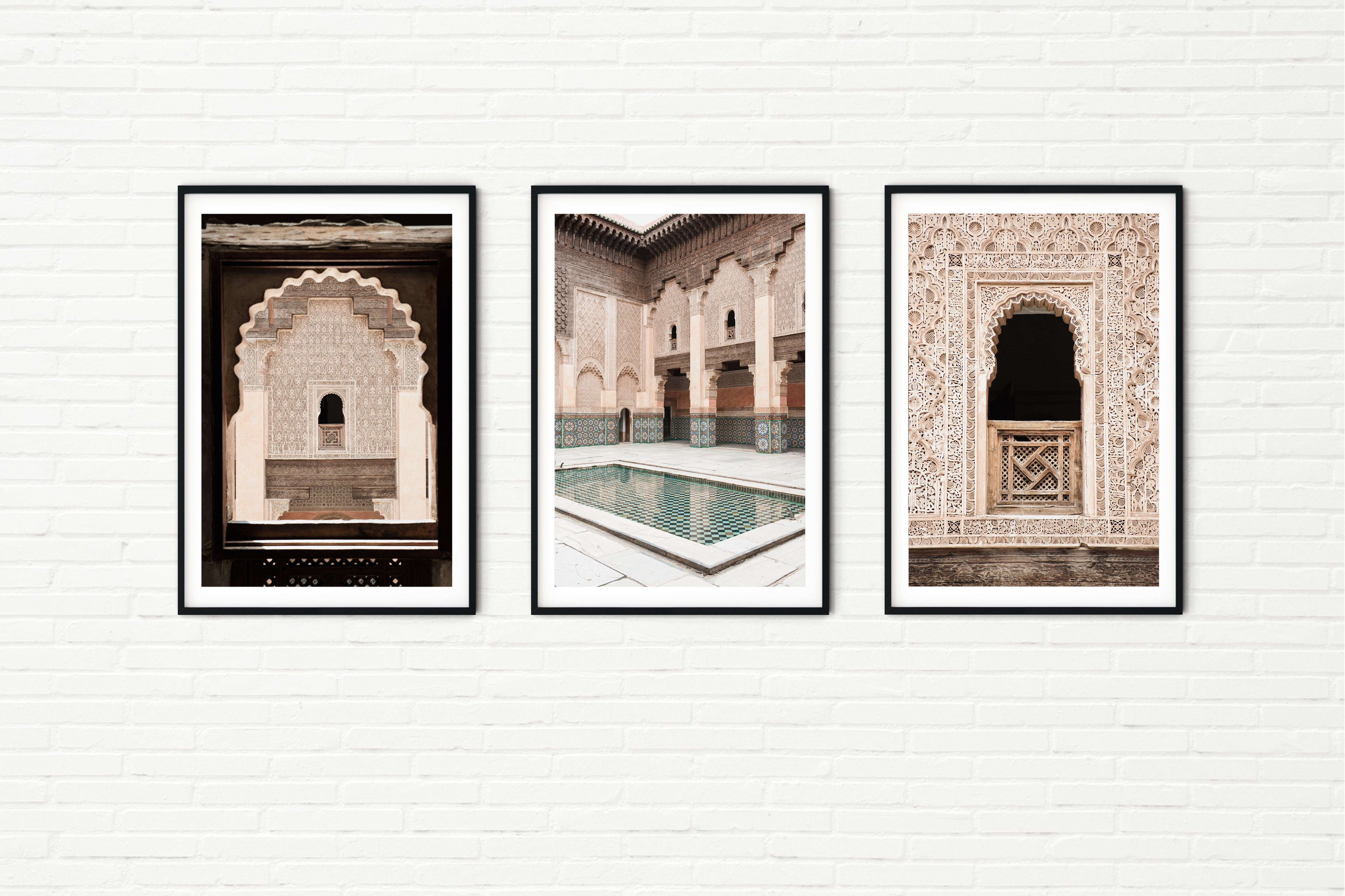 Morocco Architecture - Set of Three Photos